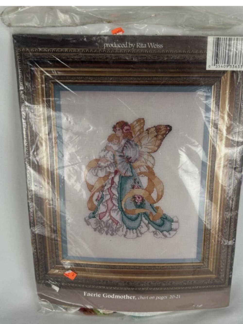 Faerie Godmother Barbara Baatz Cross Stitch Fairies Kit With Floss Angel Baby
